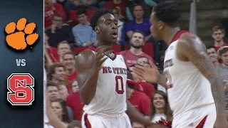 Clemson vs. NC State Basketball Highlights (2015-16)