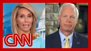 Dana Bash presses Sen. Ron Johnson to disavow President Trump's attacks on Dems