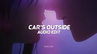 car's outside - james arthur「edit audio」