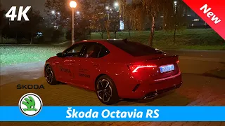 Škoda Octavia RS 2021 - Quick look in 4K | Exterior-Interior, Ambient lights, Matrix LED Headlights