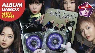 🌸UNBOXING AESPA - SAVAGE🌸1st Mini Album Reaction 에스파 새비지 1집 미니 앨범 언박싱 개봉기