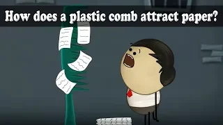 How does a plastic comb attract paper? | #aumsum #kids #science #education #children