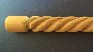 How to Carve a Spiral Wand