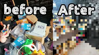 SATISFYING EXTREMELY MESSY ROOM CLEAN UP!!! - - My Toys room *TIME LAPSE*