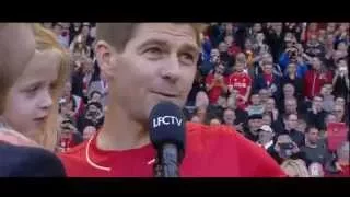 Steven Gerrard's farewell speech at Anfield