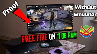 How To Play Free Fire In 1GB Ram PC Without Emulator 🔥