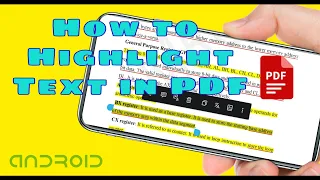 How to Highlight Text in PDF/Ebooks in Android 📖🔖| XODO Application | #Shorts