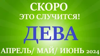 ДЕВА♍ таро прогноз на АПРЕЛЬ, МАЙ, ИЮНЬ 2024🌷 второй триместр года! Главные события периода!