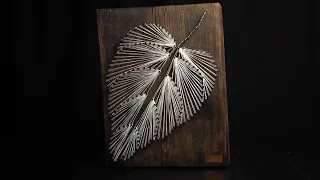 Leaf String Art Time Lapse