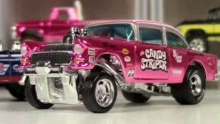 Hot Wheels - Candy Striper and Super TH '55 Bel Air Gasser