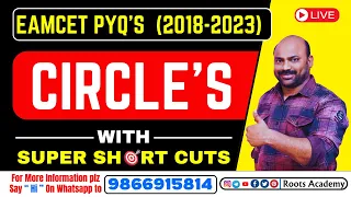 Circles: Eamcet PYQ'S (2018 -2023).