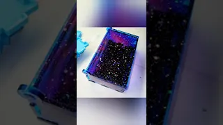 🌌✨Build Your Own Galaxy Theme Resin Dominos and Matching Storage Container✨🌌 - Resin Art Tutorial