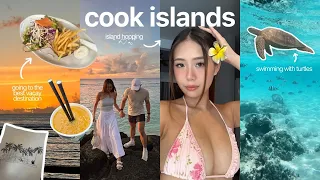 Cook Islands Travel Vlog 🌴 swimming with turtles, island hopping, food tour, Raratonga & Aitutaki