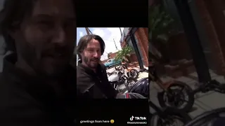 Am Keanu Reeves making the ride ✌️❤️