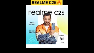 Realme C25 Comes With 6000mAh Battery | Gaming Chipset 🔥🔥🔥