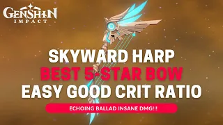 SKYWARD HARP EFFECT SHOWCASE! GET THE BEST CRIT RATIO EASIER!? - GENSHIN IMPACT #206