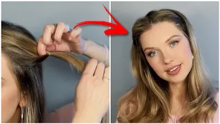 Как красиво убрать волосы от лица. Простая причёска за 5 мин! Easy 5 min every day hairstyle 🔥