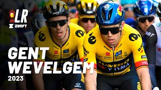 Gent-Wevelgem 2023 | Lanterne Rouge x Zwift