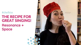 Recipe for great SINGING: Resonance + Space | Holding Nose and Finger on Tongue Exercise