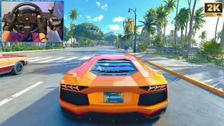 Lamborghini Aventador | The Crew Motorfest (Steering Wheel +Shifter) gameplay