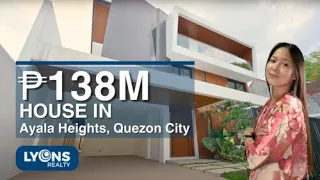 Ultimate Luxury Living Brand New House for Sale in Ayala Heights Q,C Capitol Hills Golf Estate