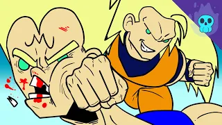 Majin Vegeta vs. SS3 Goku | Dragon Ball Z Parody