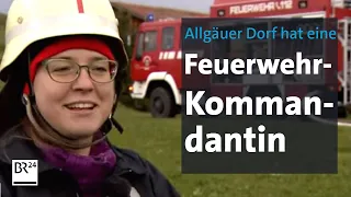 Frau in Männerdomäne: Freiwillige Feuerwehr in Hopferau hat eine Kommandantin | Abendschau | BR24