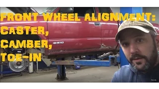 Front Wheel Alignment - Caster, Camber & Toe