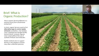 Webinar: Transitioning from a Conventional to Organic Production System