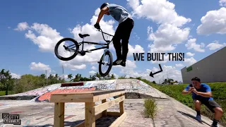 We Built A NEW Ramp For The DIY And Matty Tail Whipped Over It!