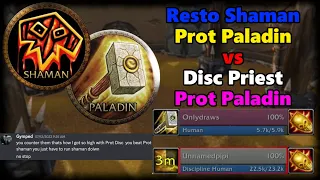 Resto Sham Prot Pally vs Disc Priest Prot Pally - 3150 MMR