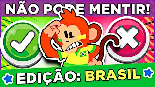 ✔️❌ EU JÁ OU EU NUNCA? | COISAS DE BRASILEIRO 🟨🟩 | ⚠️ Quero ver quem vai falar só a verdade 🐵