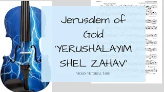 Jerusalem of Gold - YERUSHALAYIM SHEL ZAHAV