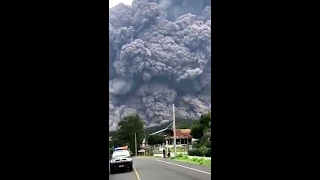 Brutal eruption of the Fuego Volcano in Guatemala, June 2018