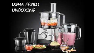 Usha food processor FP 3811 unboxing ! Latest Video 2022 ! Demo