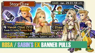 [DFFOO - GL]ROSA EX Banner Pulls - New Suppport Meta