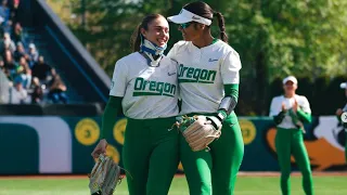 Hanna Delgado starts for Oregon softball on Senior Day in special moment