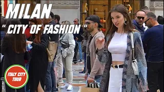 Milan 🇮🇹 Walk City of Fashion  👗❤️🥼 Top Tourist Destinations City Tour 4K Ultra HD