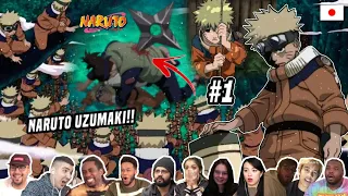 🦊Enter: Naruto Uzumaki!!🍥 | "The Demon Fox Spirit" | 🇯🇵 Reaction Mashup | Naruto Episode 1  なると