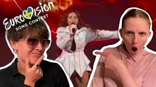 LET'S REACT to NUTSA with "FIREFIGHTER" at LONDON PRE-PARTY! / EUROVISION 2024