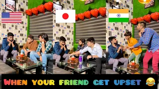 America 🇺🇸 vs Japan 🇯🇵 vs India 🇮🇳 ~ When your friend get upset ~ Dushyant Kukreja #shorts