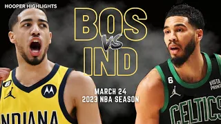 Boston Celtics vs Indiana Pacers Full Game Highlights | Mar 24 | 2023 NBA Season