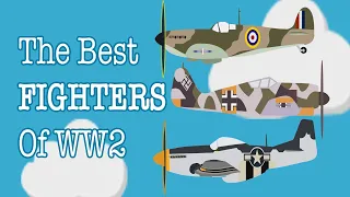 The Best Fighter Planes that Ruled the Skies of World War 2 (Spitfire, P-51 Mustang, Fw-190)