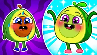 How Emotions Avocado Baby Feel? 😡😂😭 Don't Cry 👶 || Learn Emotions with Pit & Penny Stories💖🥑