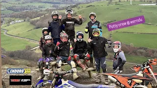 WERN DDU QUARRY ENDURO PLAY DAY WITH THESE POTTY MELTS! (More Rebel tyre testing on hard ground)
