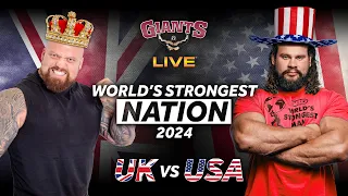 World's Strongest Nation 2023:  UK vs USA