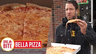 Barstool Pizza Review - Bella Pizza (Hasbrouck Heights, NJ) Bonus Pizza Bagel Review