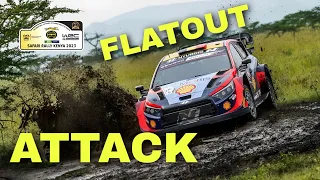 WRC SAFARI RALLY KENYA 2023 || Saturday Highlight - flatout,pure sound and max Attack