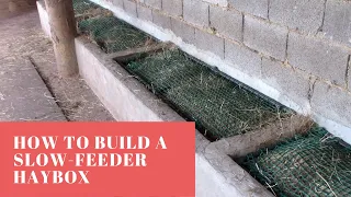 How to build a slow-feeder haybox for your horse