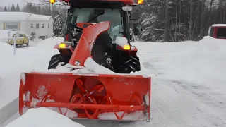 Kubota L4060 with 74" snowblower